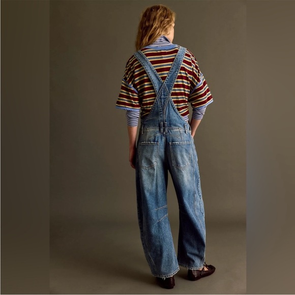 We The Free Good Luck Barrel Overalls • Size L • Ultra Light Beam - Picture 4 of 16